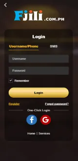 Fjili Login Form